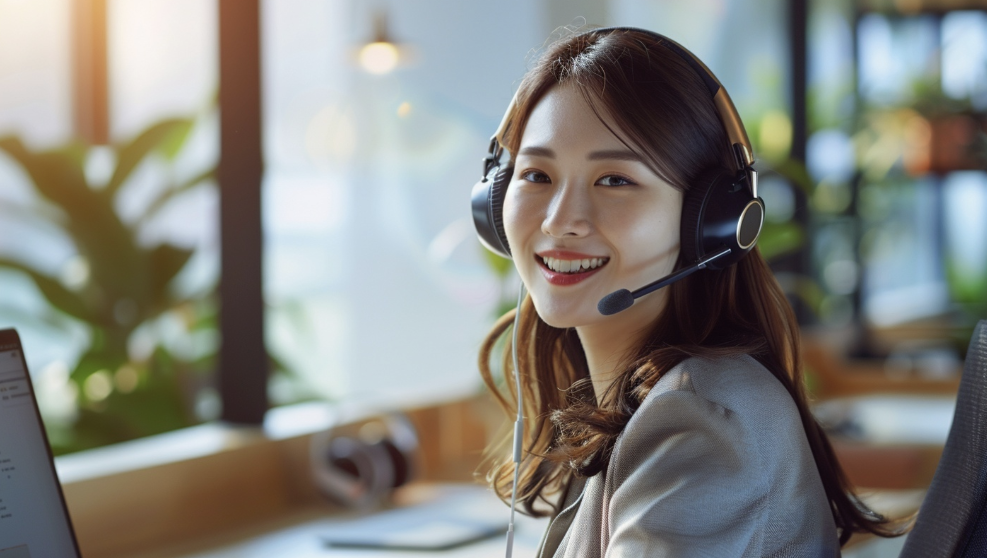 카카오톡으로 상담하는 장면